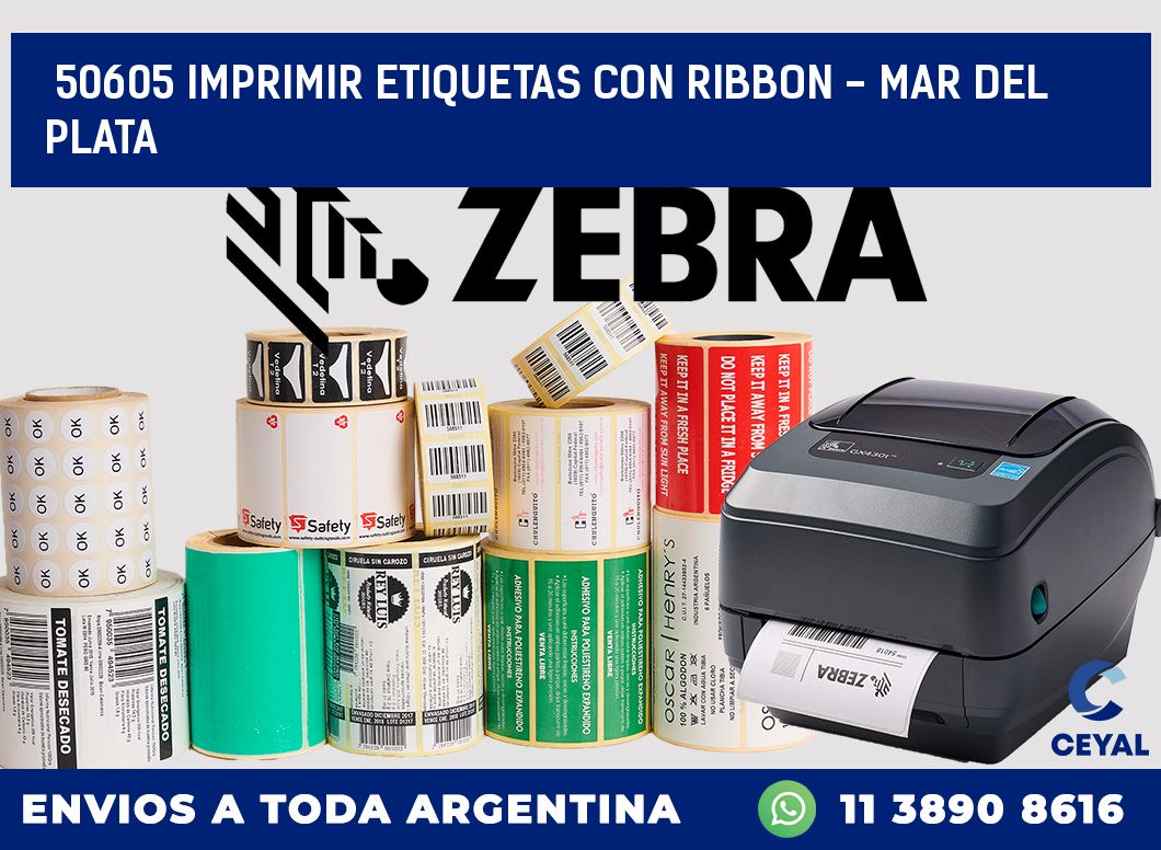 50605 IMPRIMIR ETIQUETAS CON RIBBON - MAR DEL PLATA