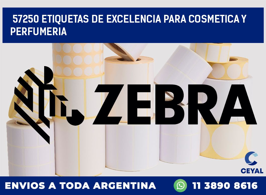 57250 ETIQUETAS DE EXCELENCIA PARA COSMETICA Y PERFUMERIA