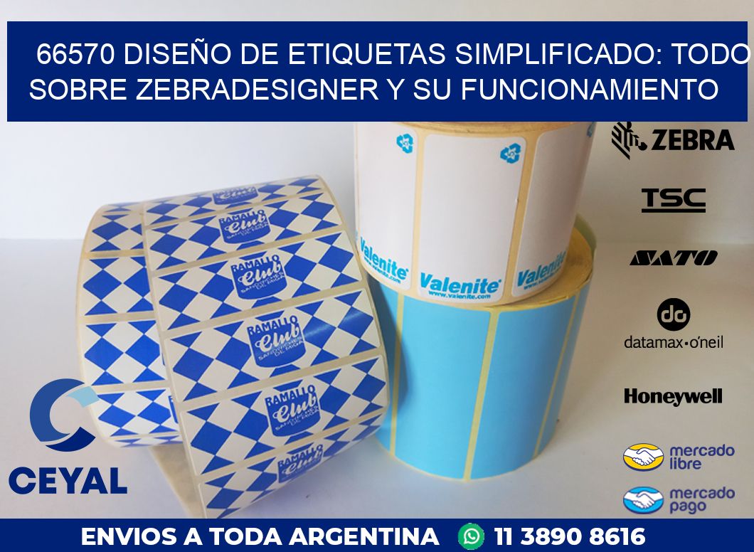 66570 DISEÑO DE ETIQUETAS SIMPLIFICADO: TODO SOBRE ZEBRADESIGNER Y SU FUNCIONAMIENTO