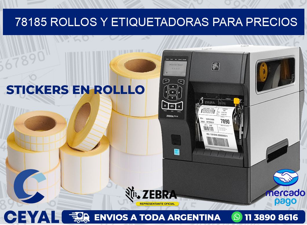 78185 ROLLOS Y ETIQUETADORAS PARA PRECIOS