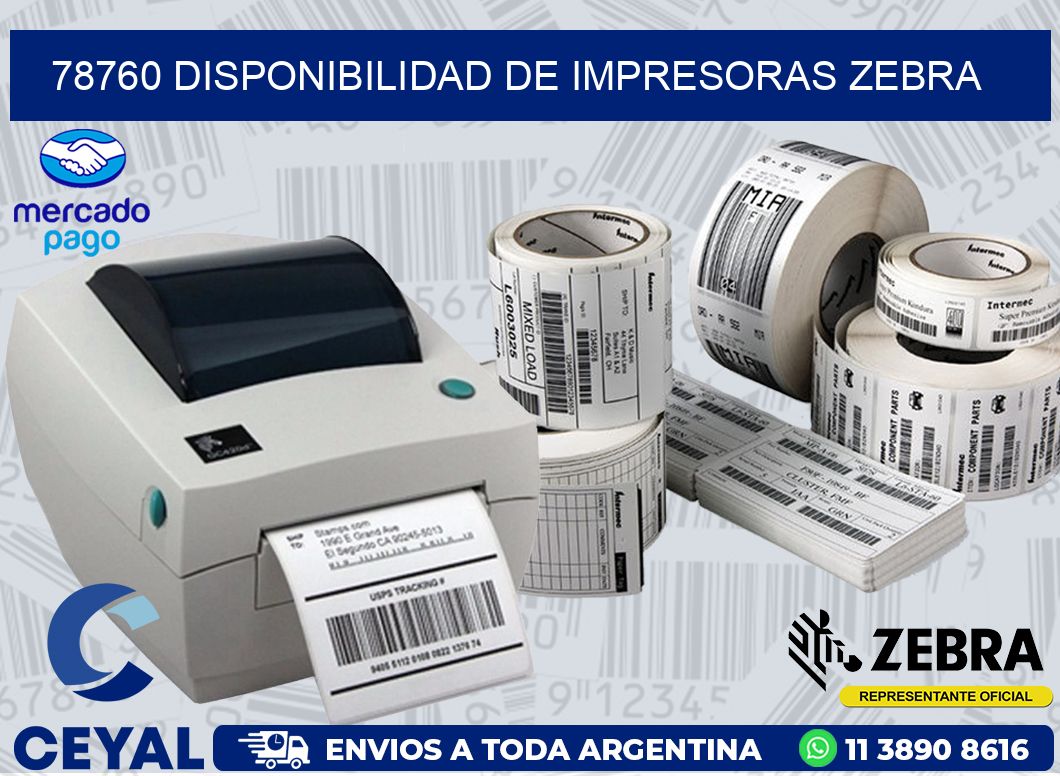 78760 DISPONIBILIDAD DE IMPRESORAS ZEBRA