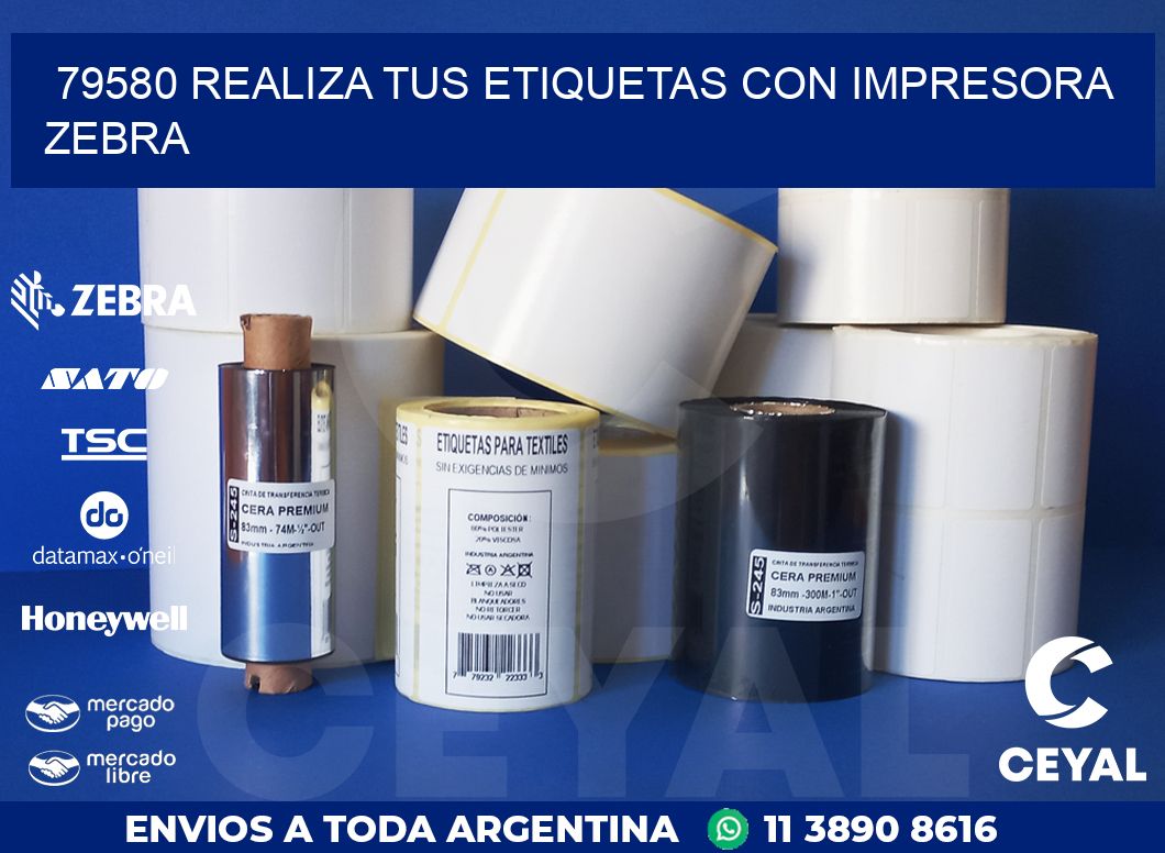 79580 REALIZA TUS ETIQUETAS CON IMPRESORA ZEBRA