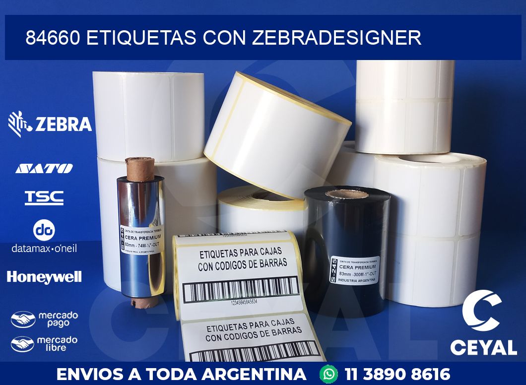 84660 ETIQUETAS CON ZEBRADESIGNER