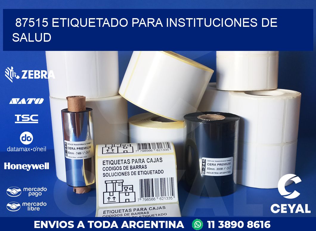 87515 ETIQUETADO PARA INSTITUCIONES DE SALUD
