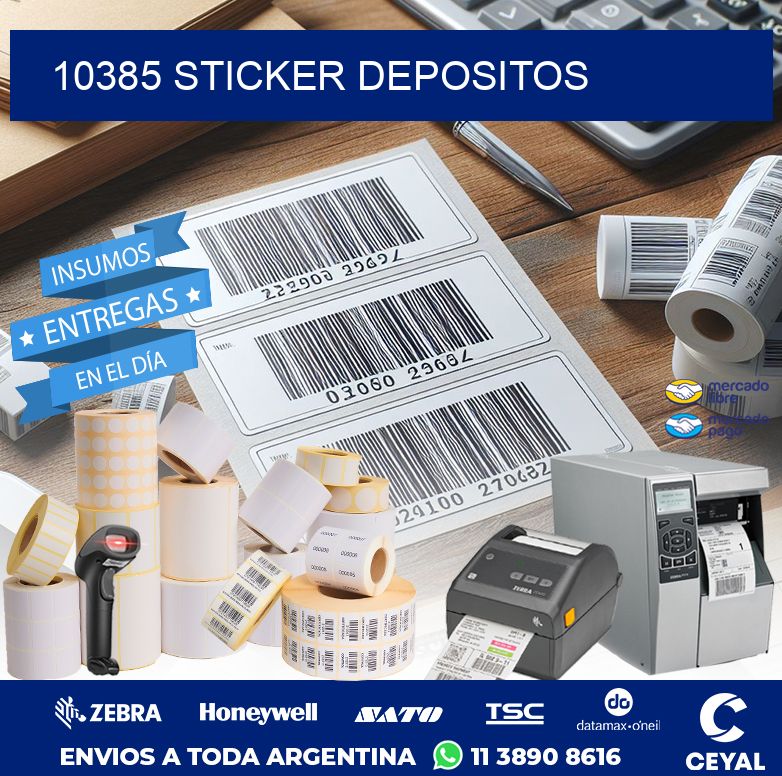 10385 STICKER DEPOSITOS