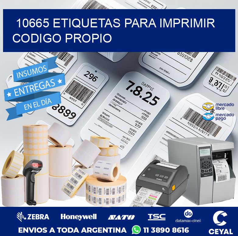 10665 ETIQUETAS PARA IMPRIMIR CODIGO PROPIO