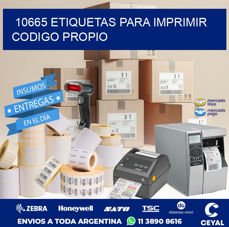 10665 ETIQUETAS PARA IMPRIMIR CODIGO PROPIO