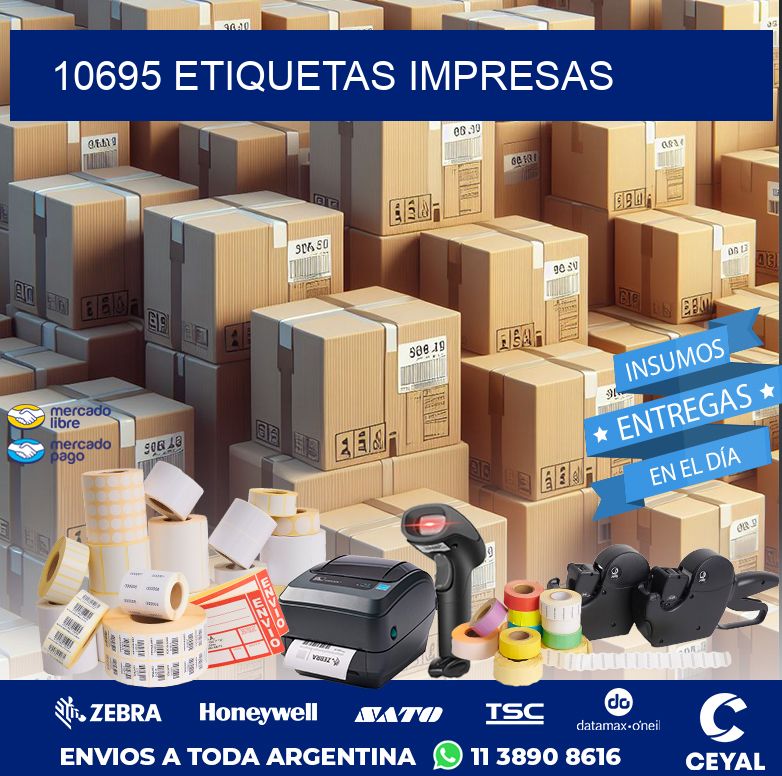 10695 ETIQUETAS IMPRESAS