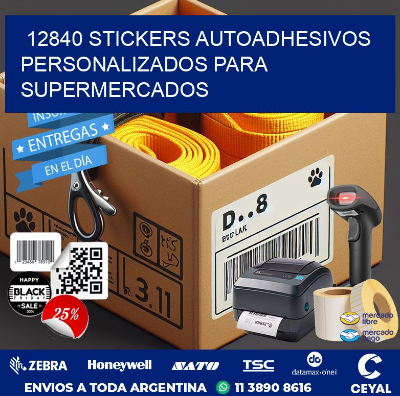 12840 STICKERS AUTOADHESIVOS PERSONALIZADOS PARA SUPERMERCADOS