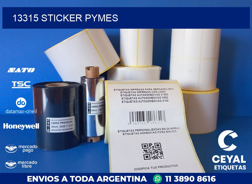 13315 STICKER PYMES
