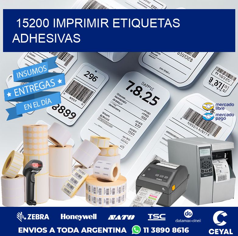 15200 IMPRIMIR ETIQUETAS ADHESIVAS