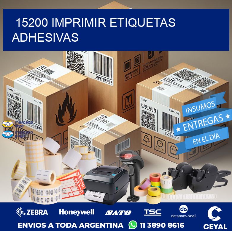 15200 IMPRIMIR ETIQUETAS ADHESIVAS
