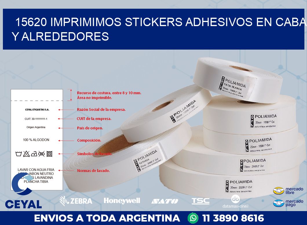 15620 IMPRIMIMOS STICKERS ADHESIVOS EN CABA Y ALREDEDORES