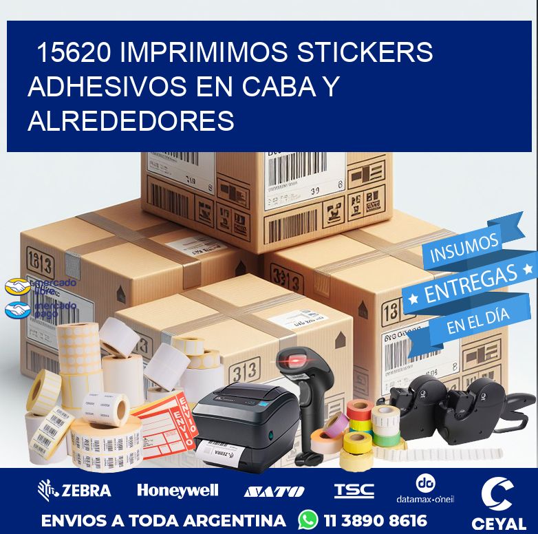 15620 IMPRIMIMOS STICKERS ADHESIVOS EN CABA Y ALREDEDORES