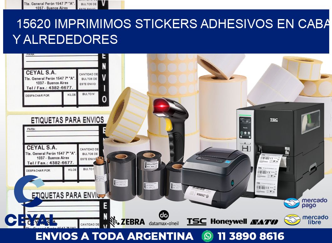 15620 IMPRIMIMOS STICKERS ADHESIVOS EN CABA Y ALREDEDORES