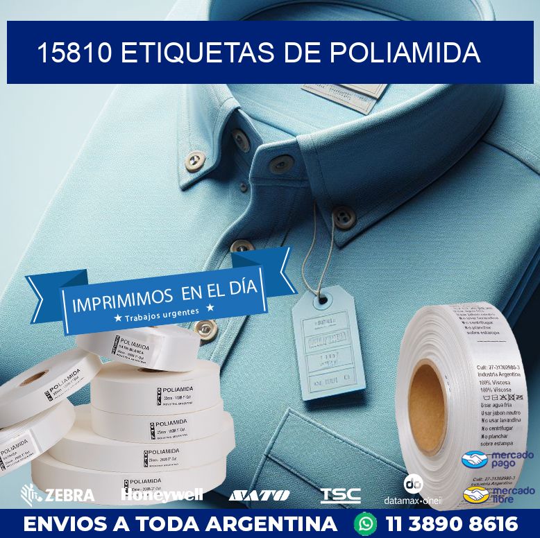 15810 ETIQUETAS DE POLIAMIDA