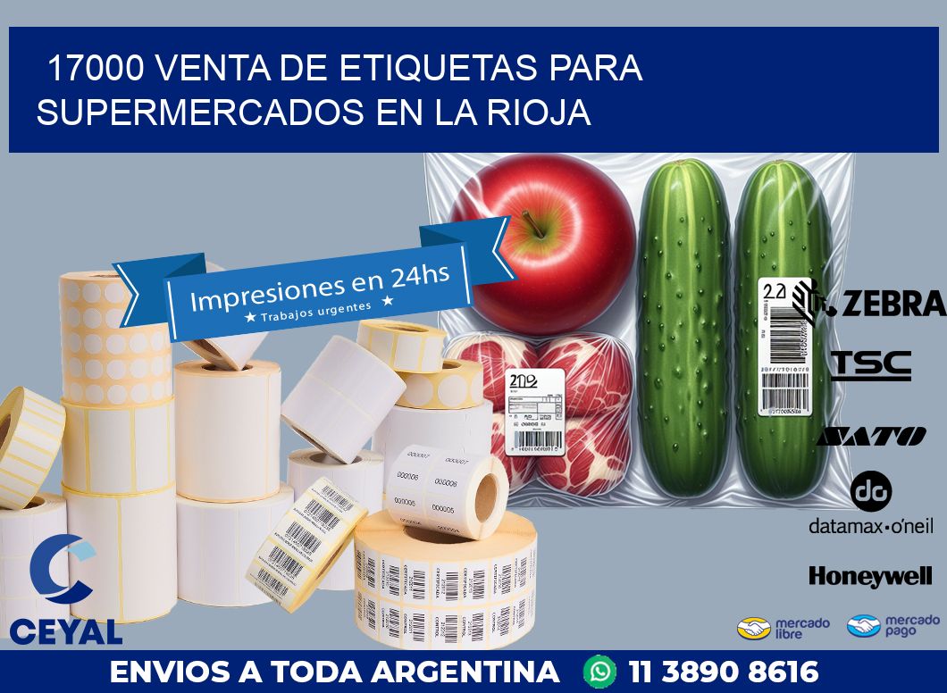 17000 VENTA DE ETIQUETAS PARA SUPERMERCADOS EN LA RIOJA