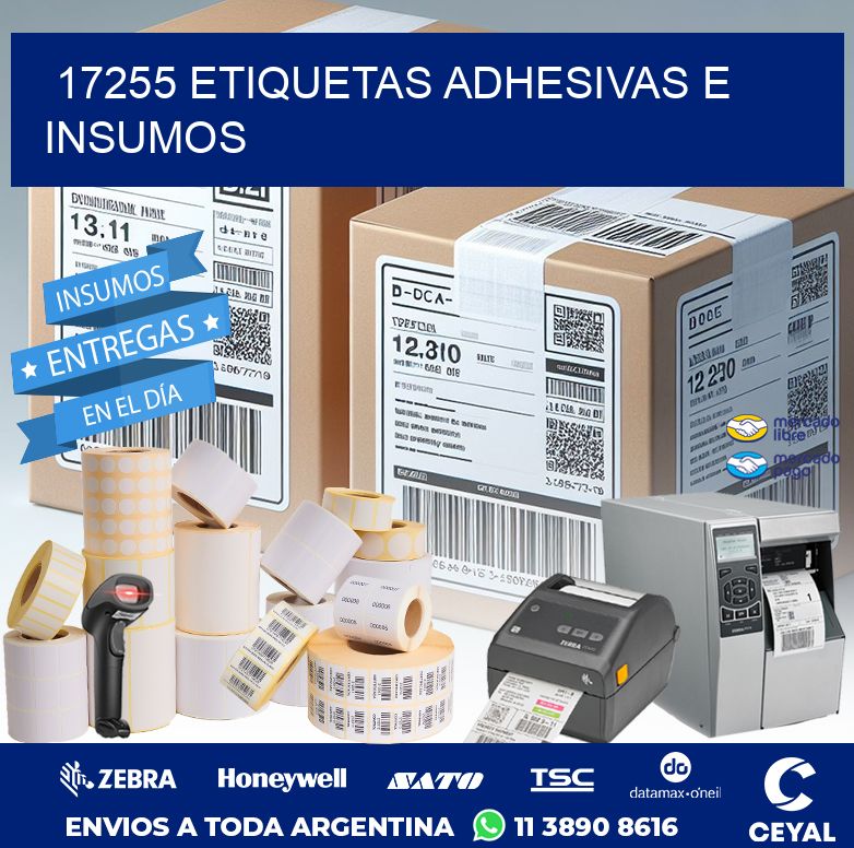 17255 ETIQUETAS ADHESIVAS E INSUMOS