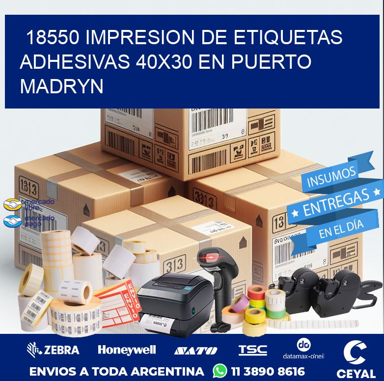 18550 IMPRESION DE ETIQUETAS ADHESIVAS 40X30 EN PUERTO MADRYN