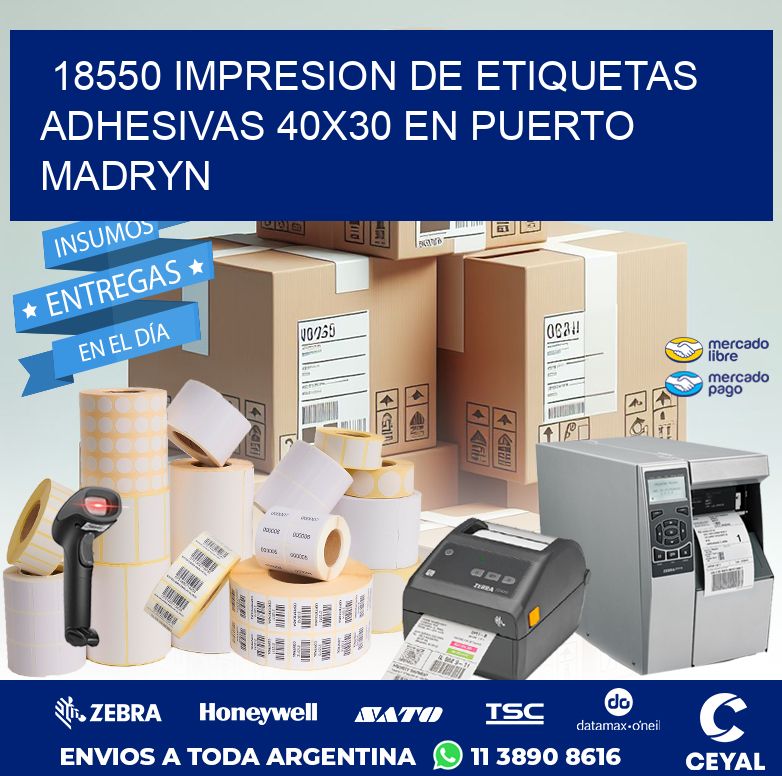 18550 IMPRESION DE ETIQUETAS ADHESIVAS 40X30 EN PUERTO MADRYN