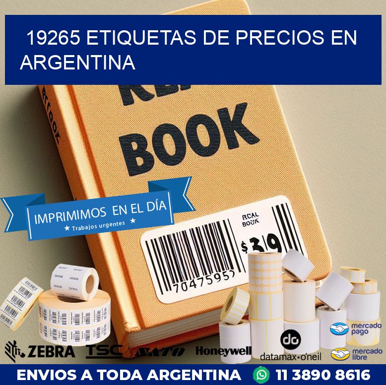 19265 ETIQUETAS DE PRECIOS EN ARGENTINA