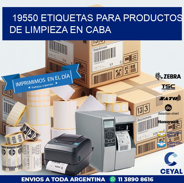 19550 ETIQUETAS PARA PRODUCTOS DE LIMPIEZA EN CABA
