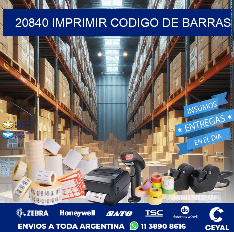 20840 IMPRIMIR CODIGO DE BARRAS