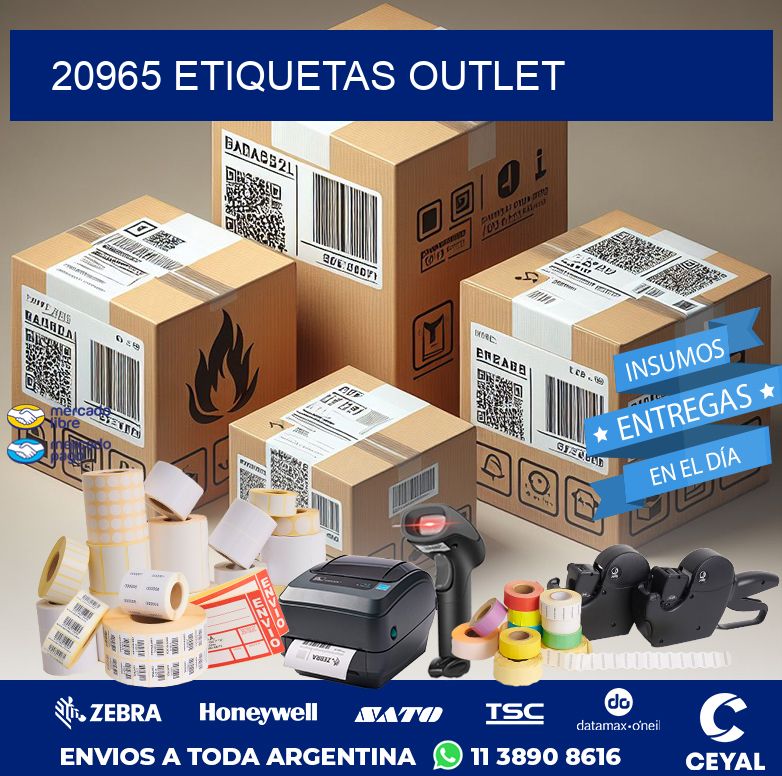 20965 ETIQUETAS OUTLET