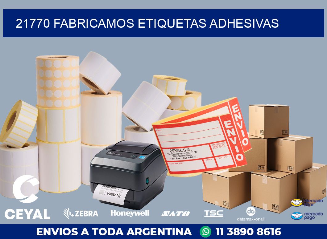 21770 FABRICAMOS ETIQUETAS ADHESIVAS