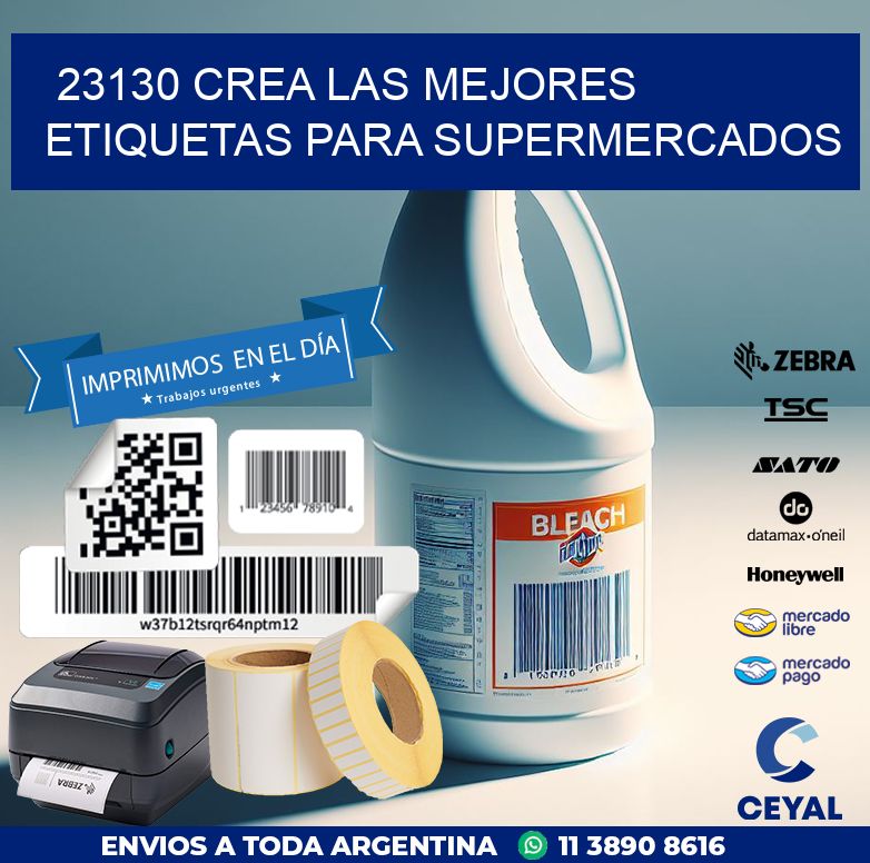 23130 CREA LAS MEJORES ETIQUETAS PARA SUPERMERCADOS