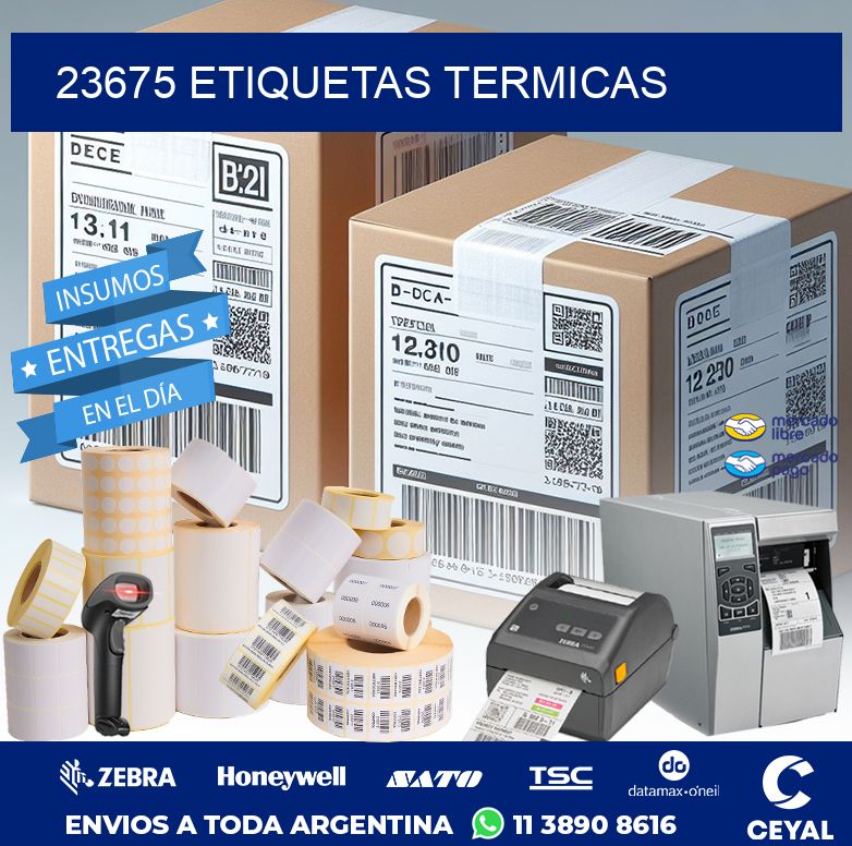 23675 ETIQUETAS TERMICAS