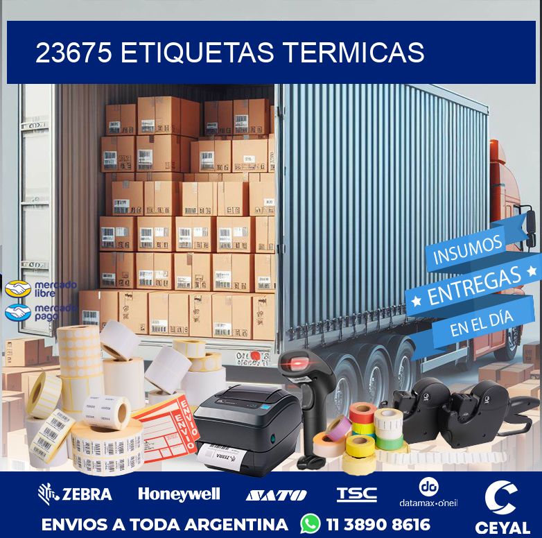23675 ETIQUETAS TERMICAS