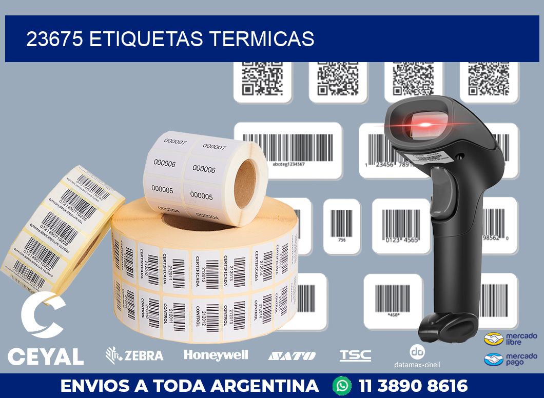 23675 ETIQUETAS TERMICAS