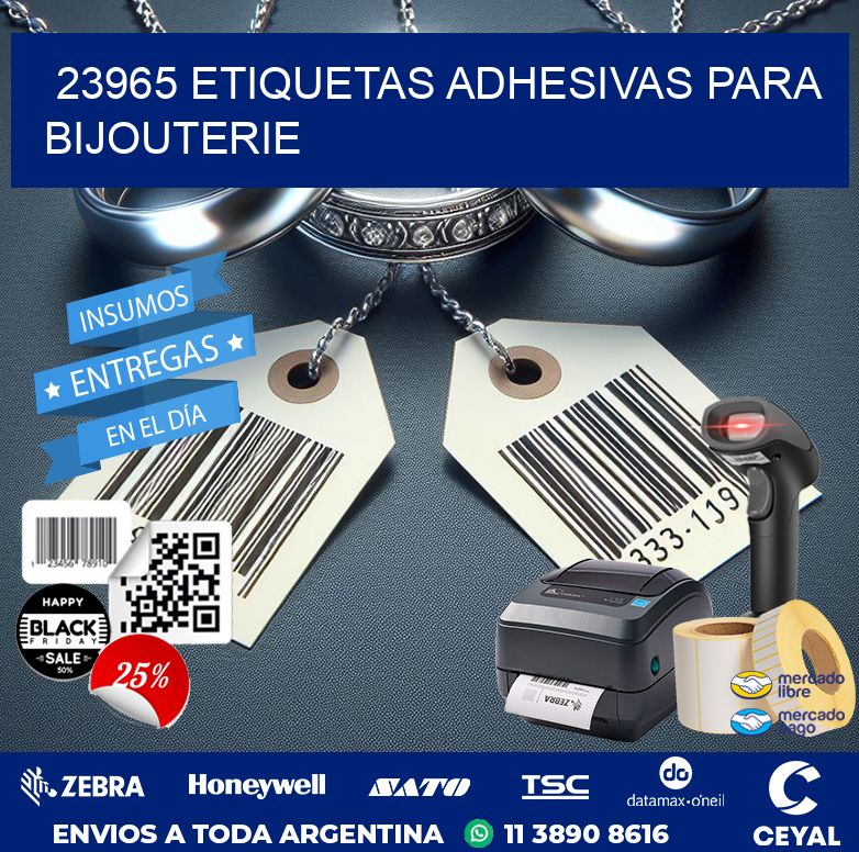 23965 ETIQUETAS ADHESIVAS PARA BIJOUTERIE