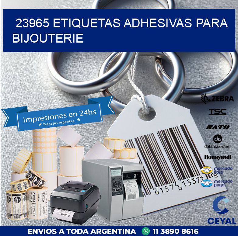 23965 ETIQUETAS ADHESIVAS PARA BIJOUTERIE