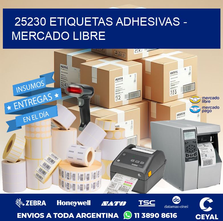 25230 ETIQUETAS ADHESIVAS - MERCADO LIBRE