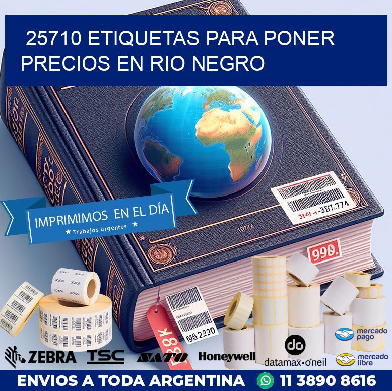 25710 ETIQUETAS PARA PONER PRECIOS EN RIO NEGRO