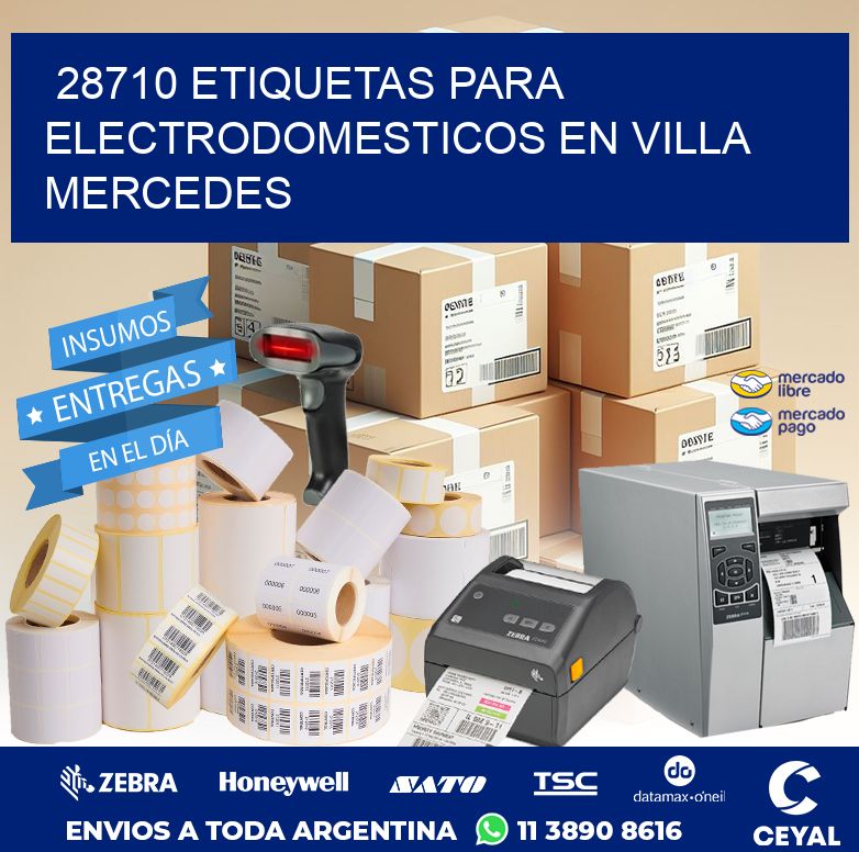 28710 ETIQUETAS PARA ELECTRODOMESTICOS EN VILLA MERCEDES