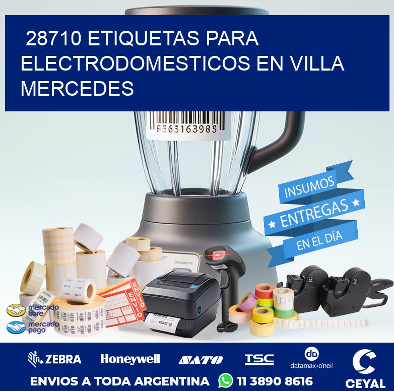 28710 ETIQUETAS PARA ELECTRODOMESTICOS EN VILLA MERCEDES