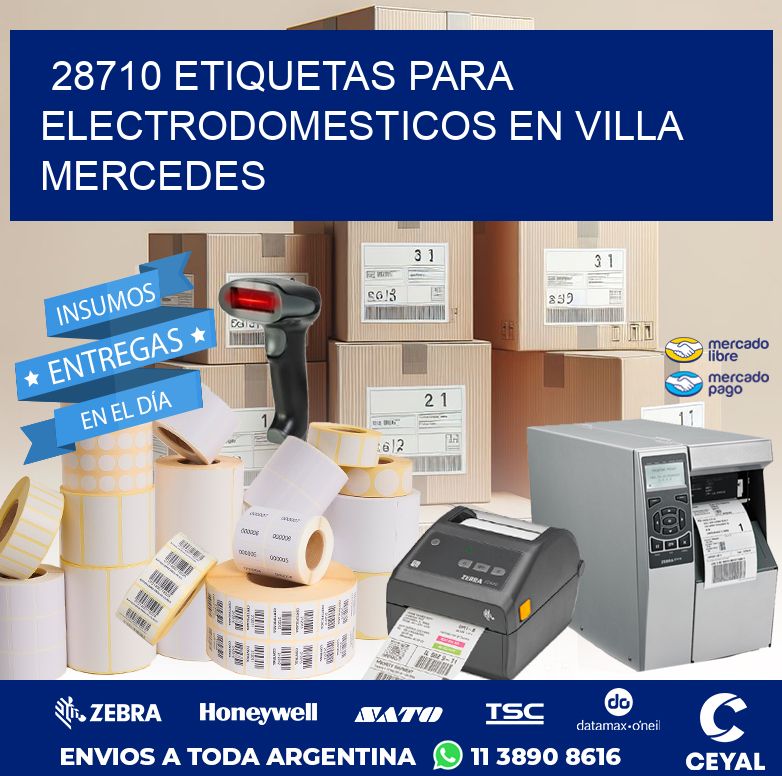 28710 ETIQUETAS PARA ELECTRODOMESTICOS EN VILLA MERCEDES