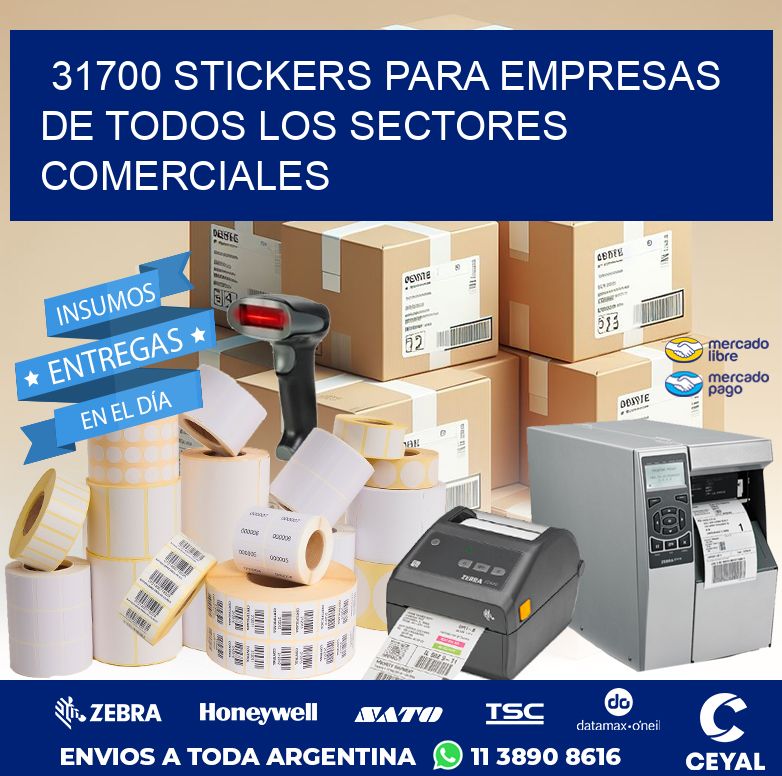 31700 STICKERS PARA EMPRESAS DE TODOS LOS SECTORES COMERCIALES