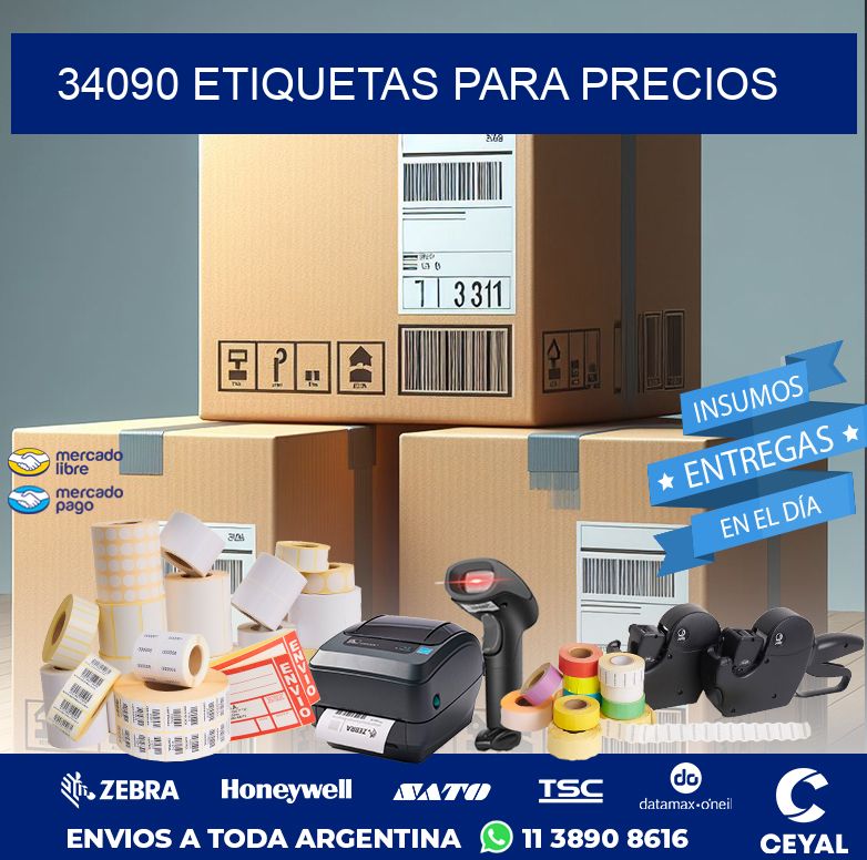 34090 ETIQUETAS PARA PRECIOS
