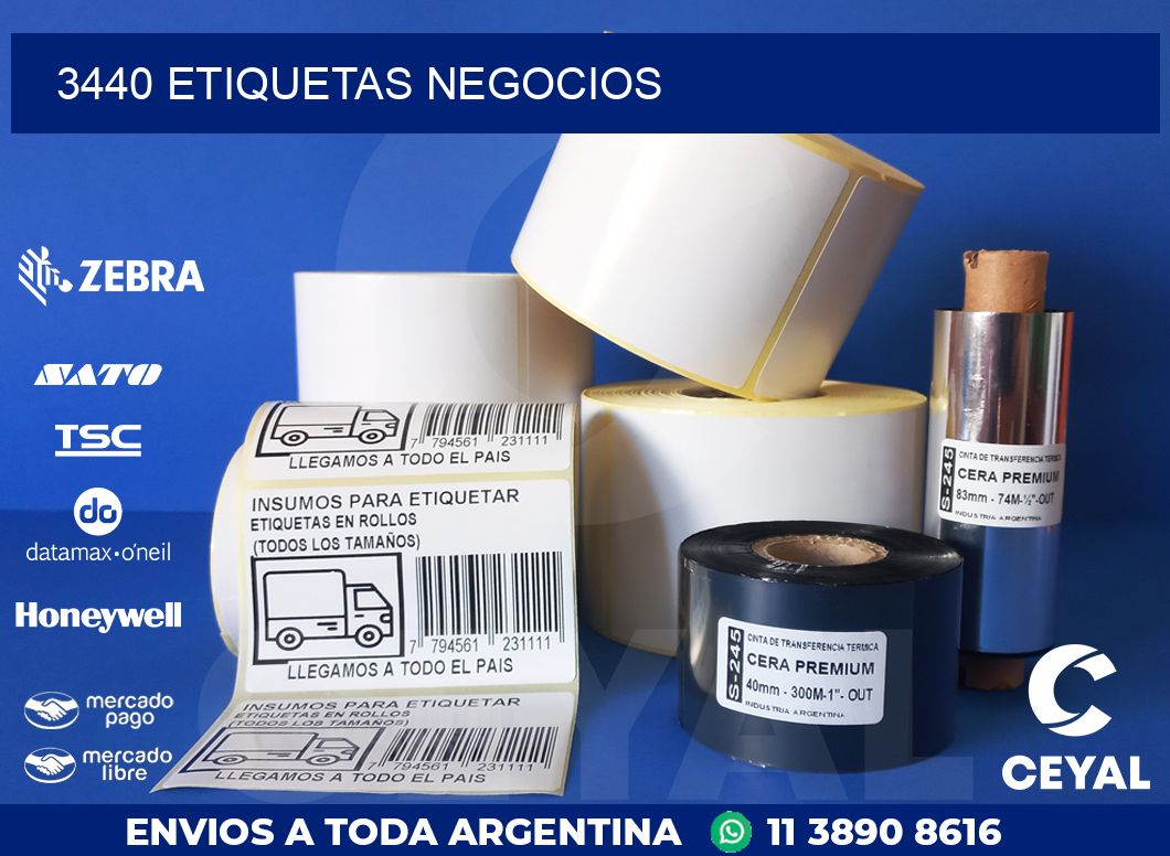 3440 ETIQUETAS NEGOCIOS