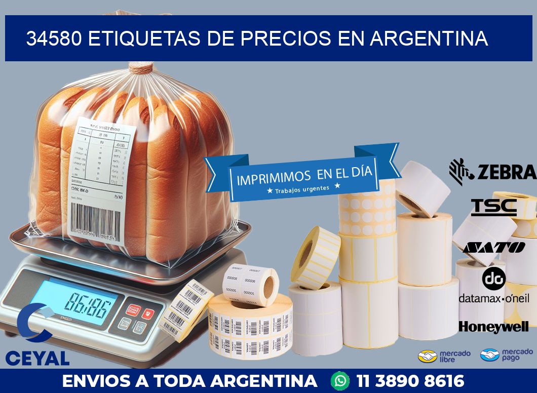 34580 ETIQUETAS DE PRECIOS EN ARGENTINA