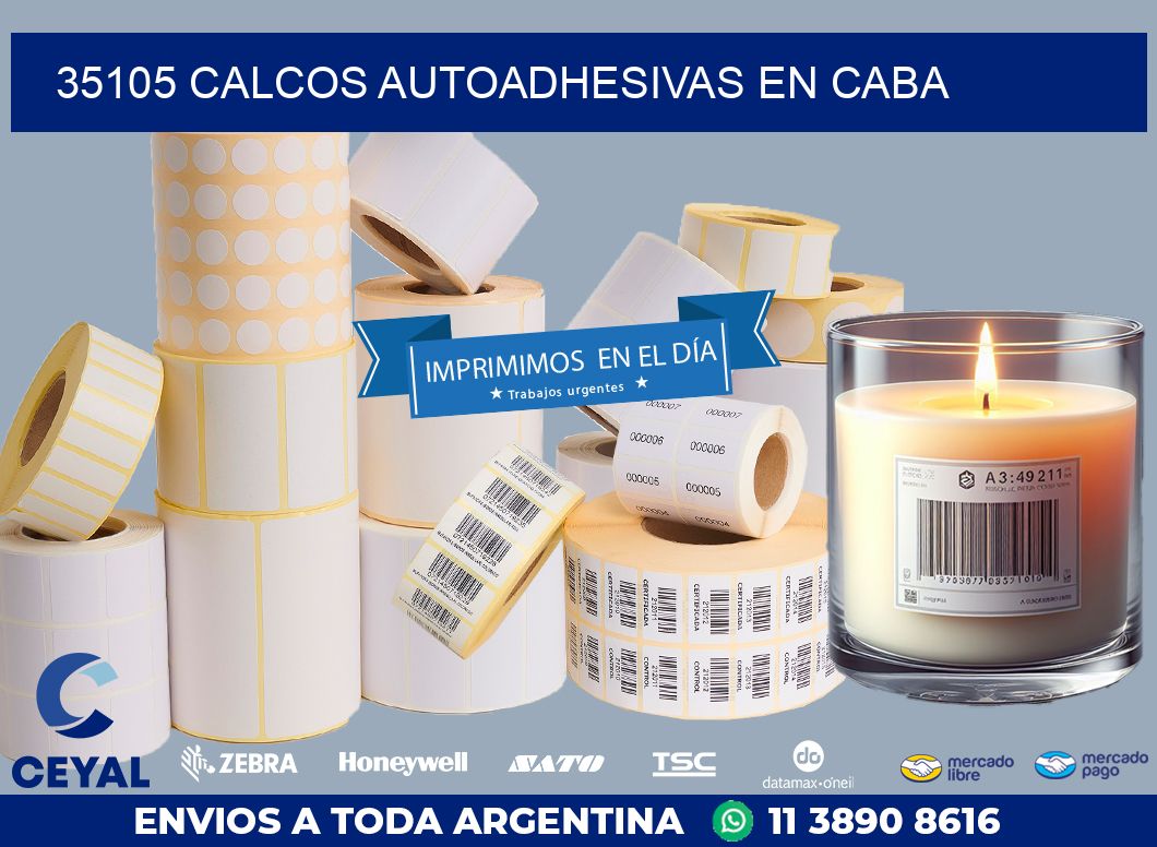 35105 CALCOS AUTOADHESIVAS EN CABA