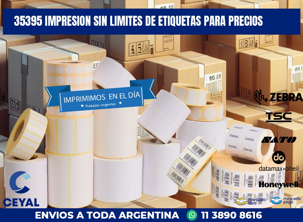 35395 IMPRESION SIN LIMITES DE ETIQUETAS PARA PRECIOS