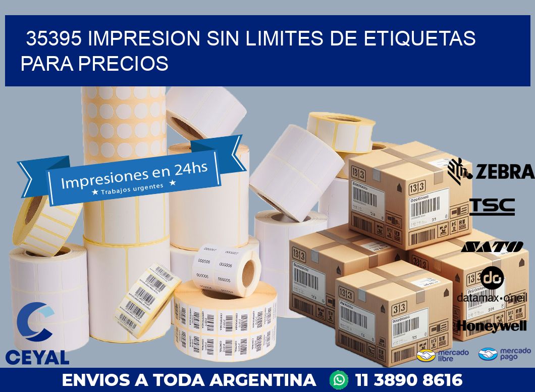 35395 IMPRESION SIN LIMITES DE ETIQUETAS PARA PRECIOS