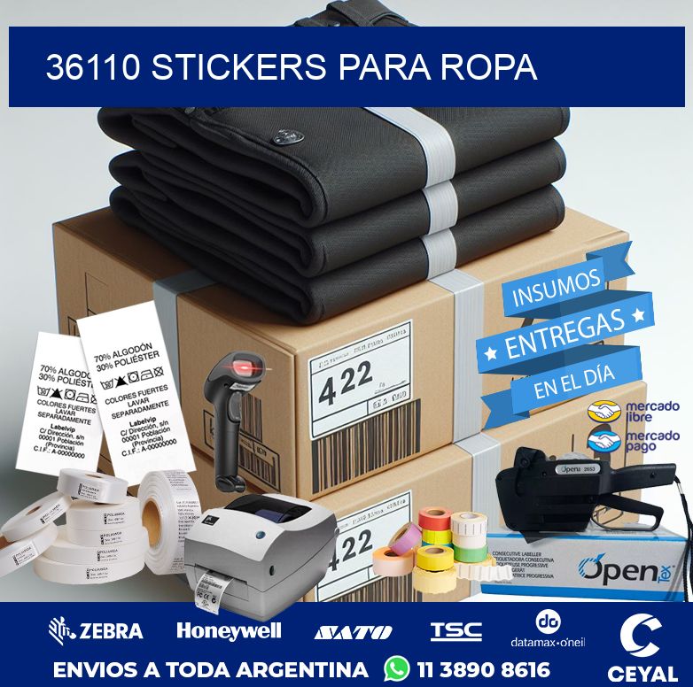 36110 STICKERS PARA ROPA