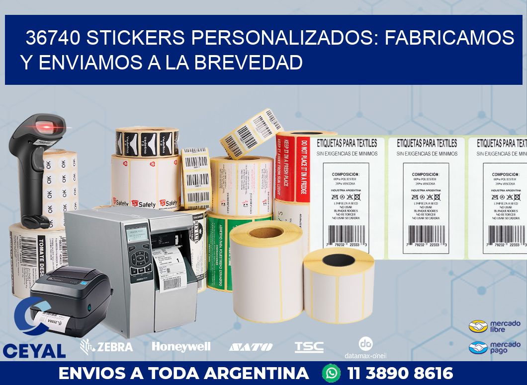 36740 STICKERS PERSONALIZADOS: FABRICAMOS Y ENVIAMOS A LA BREVEDAD