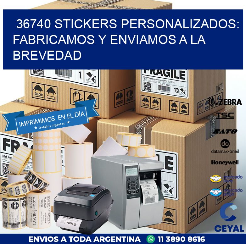 36740 STICKERS PERSONALIZADOS: FABRICAMOS Y ENVIAMOS A LA BREVEDAD